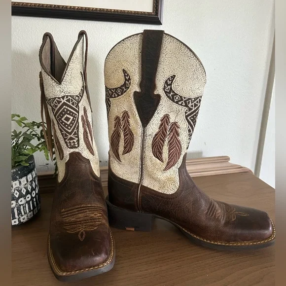 Ariat Leather Boots - Picture 7 of 12